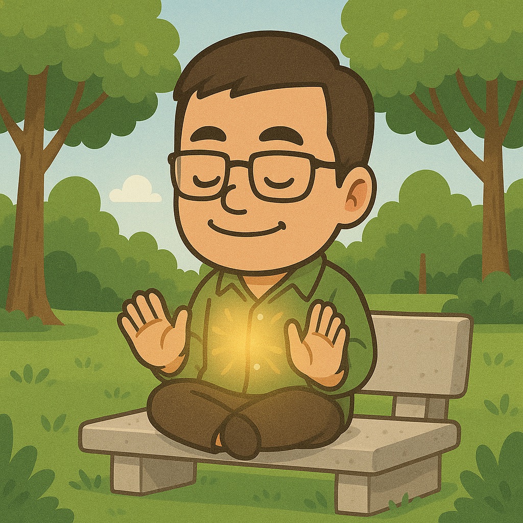 在大自然中練習靈氣