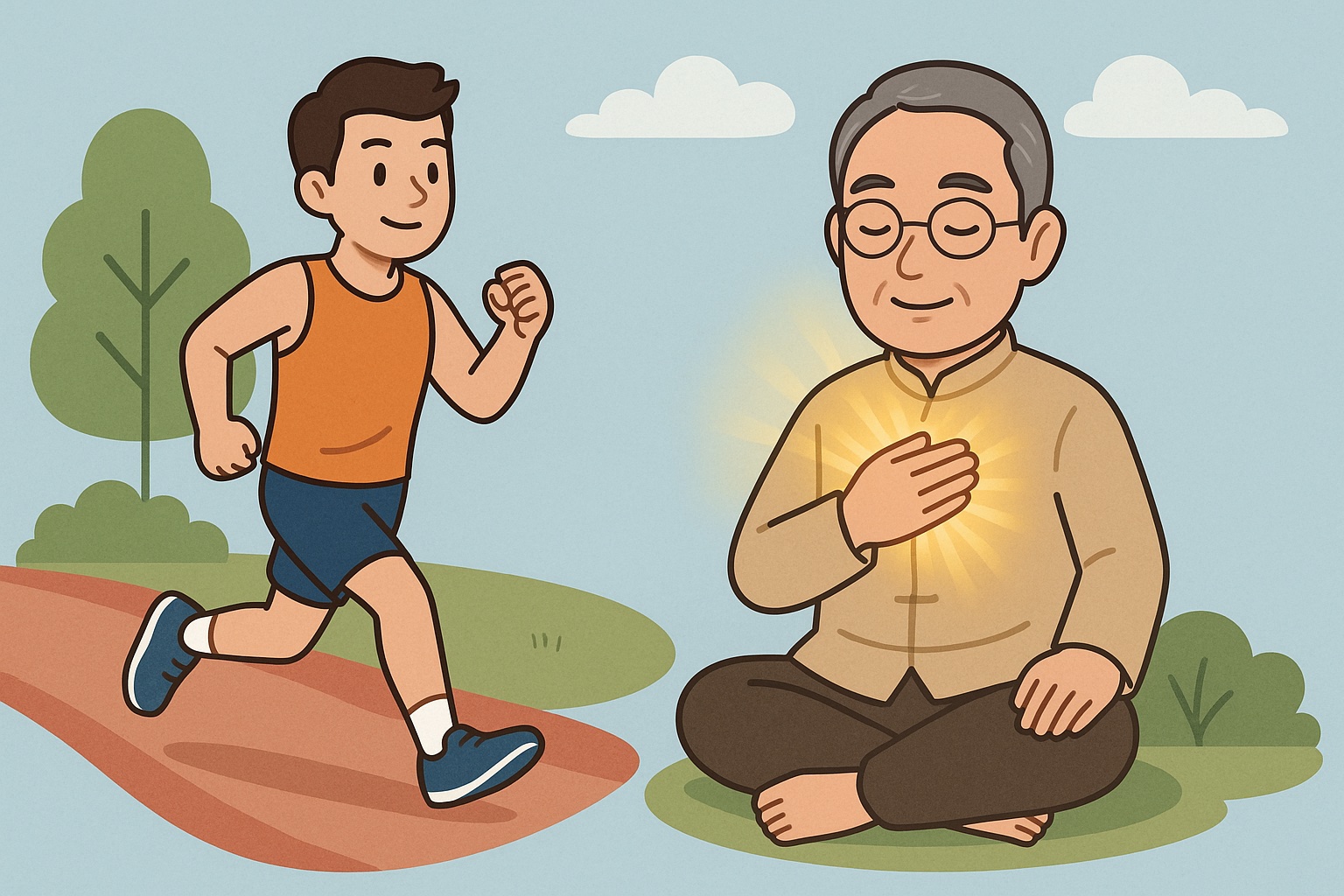 靈氣支持運動：運動後的能量平衡