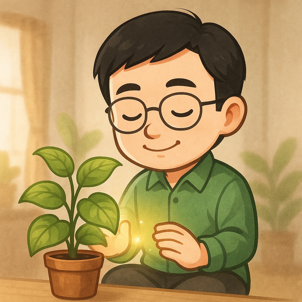 與植物連結的靈氣照護練習