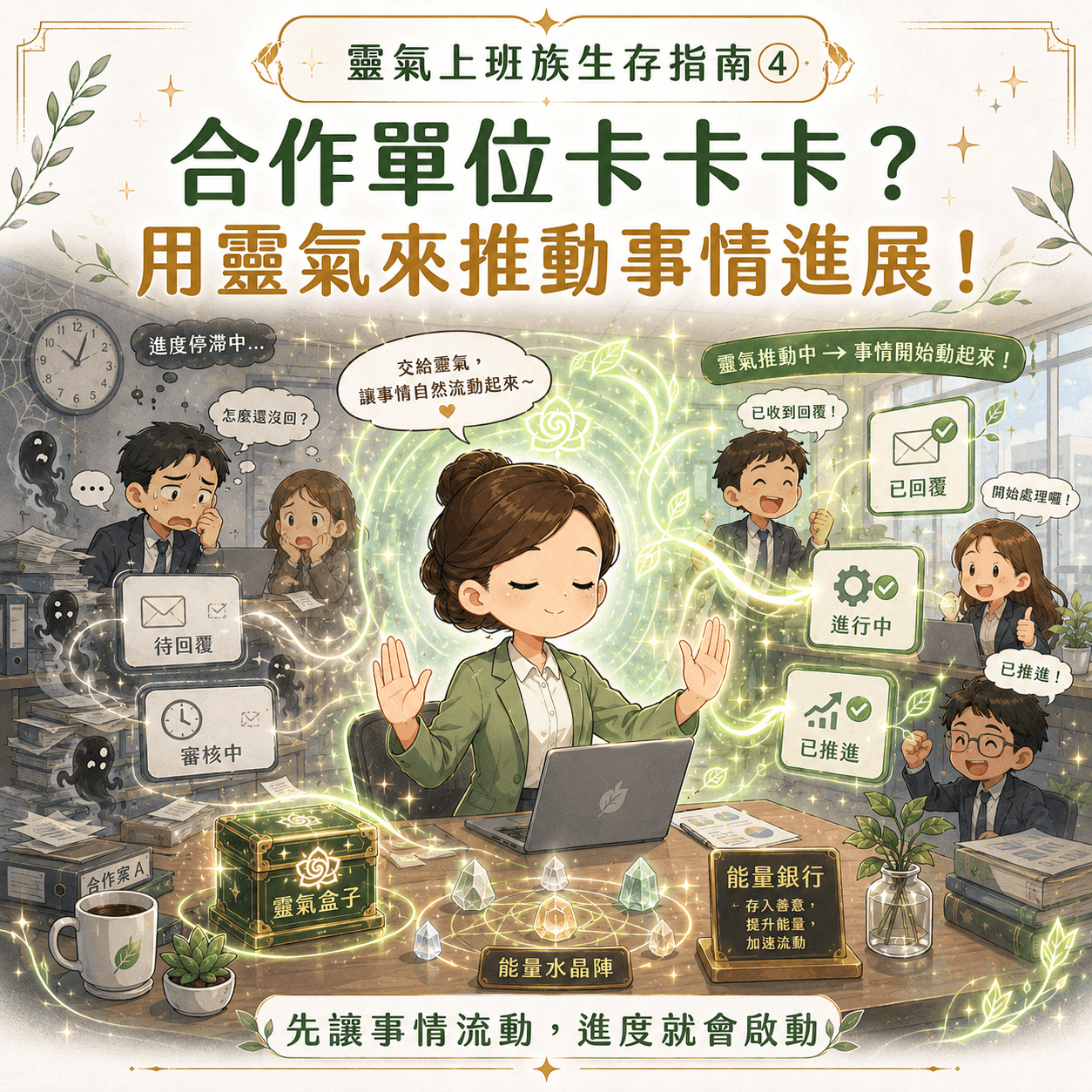 靈氣上班族生存指南 - 合作單位卡卡自救
