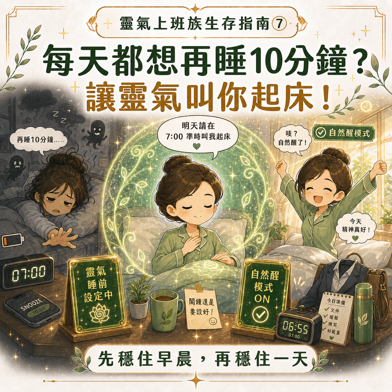 靈氣上班族生存指南 - 每天都想再睡10分鐘
