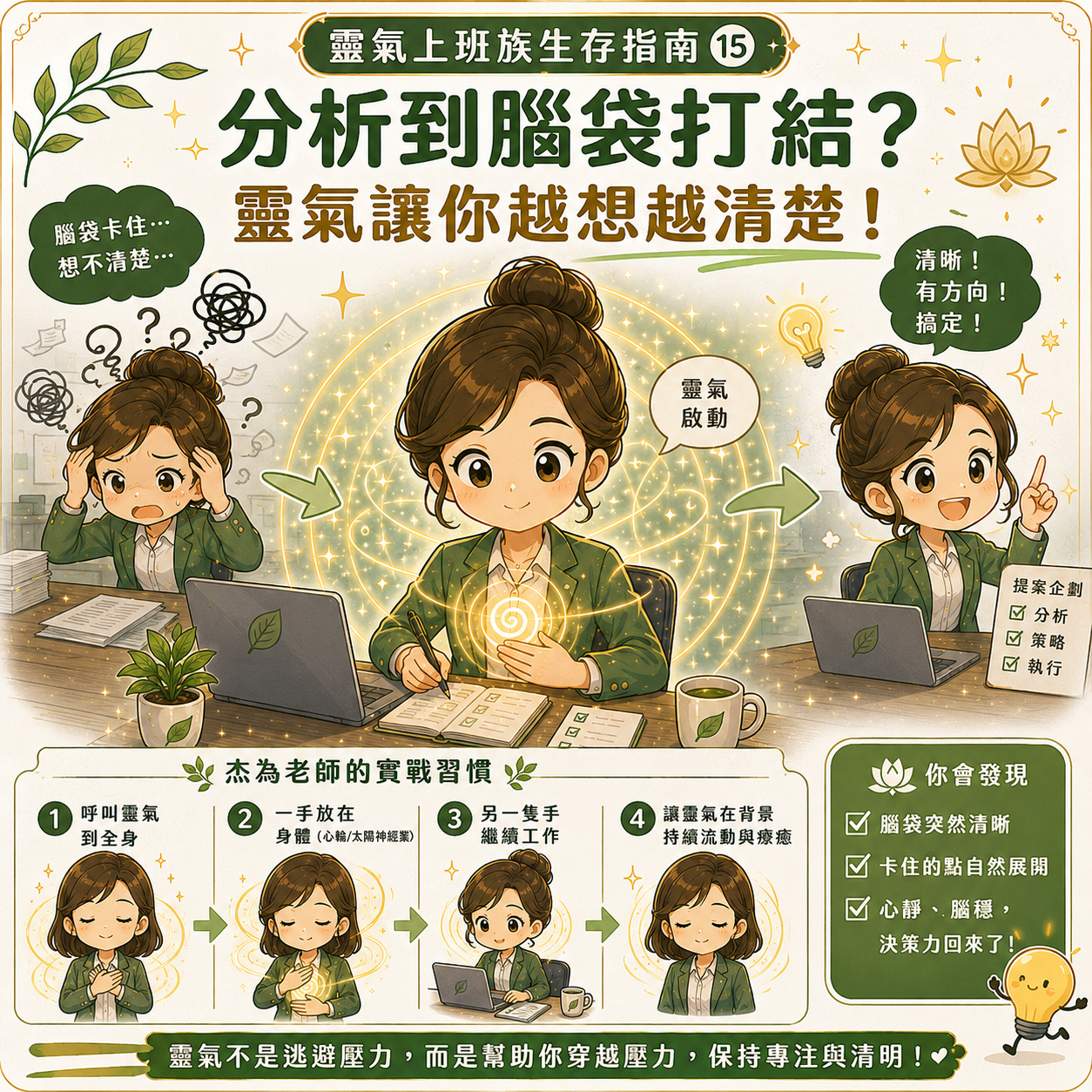 靈氣上班族生存指南 - 專專注思考與分析