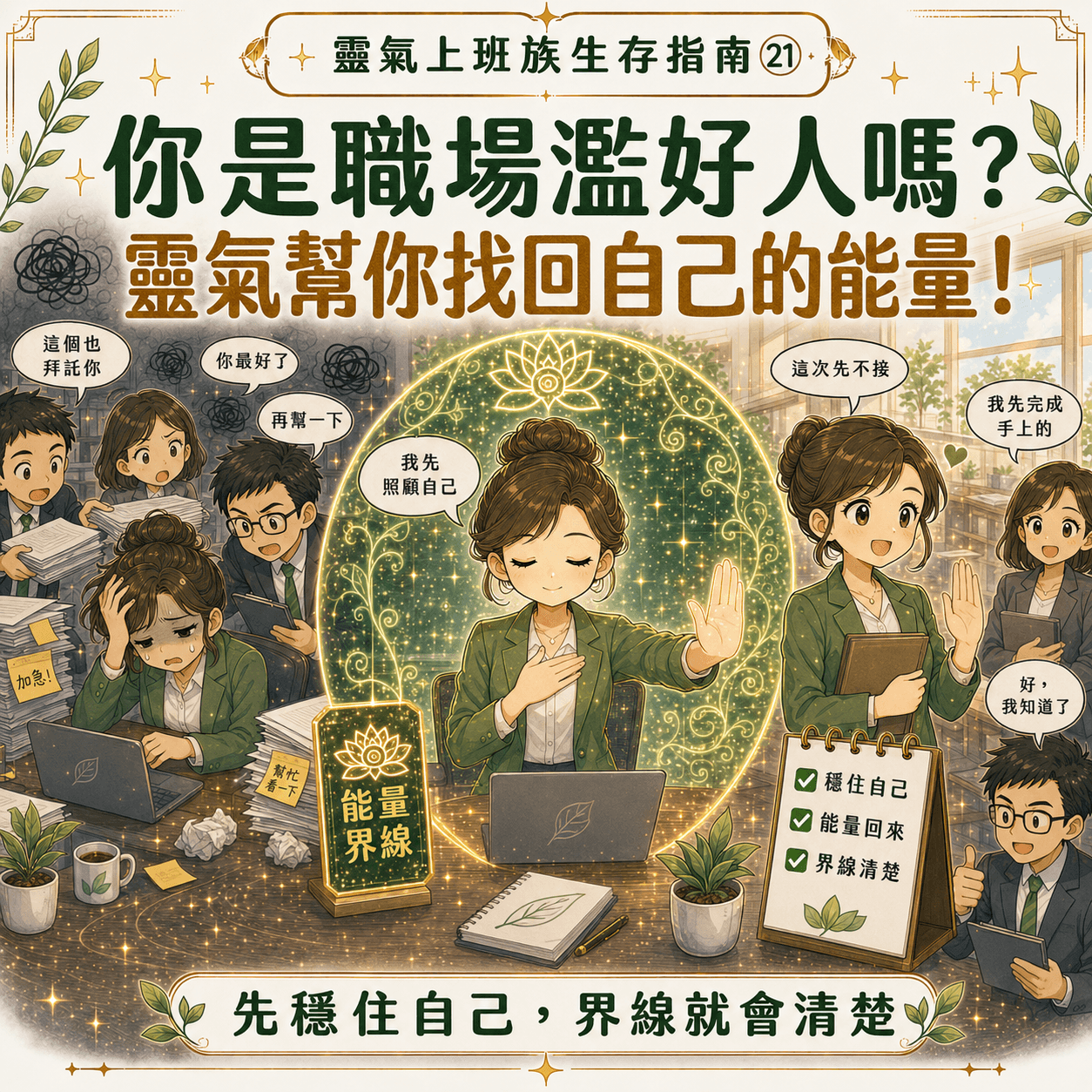 靈氣上班族生存指南 - 你是職場濫好人嗎