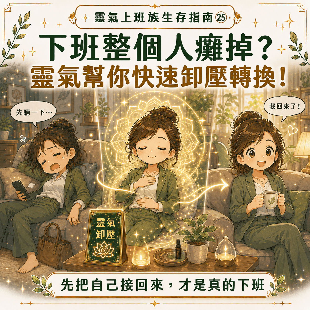 靈氣上班族生存指南 - 下班轉換與卸壓