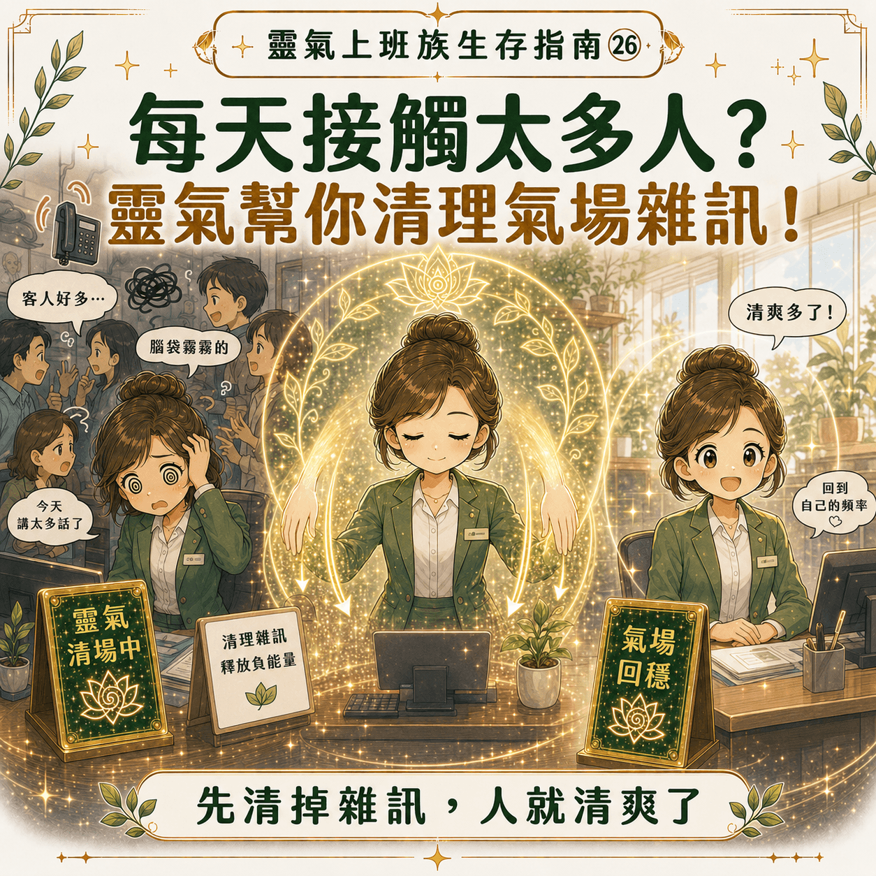 靈氣上班族生存指南 - 清理氣場雜訊