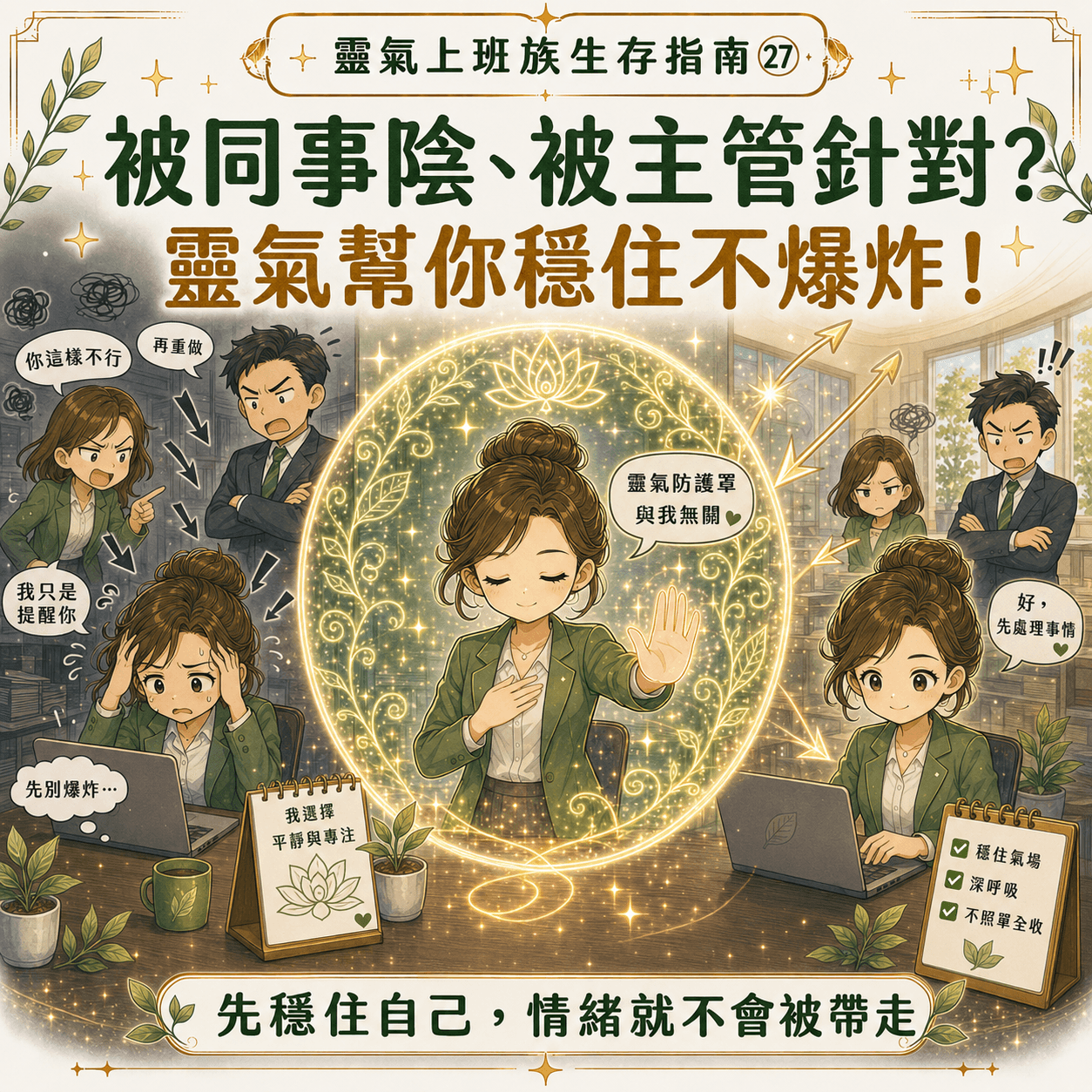 靈氣上班族生存指南 - 穩住情緒與氣場