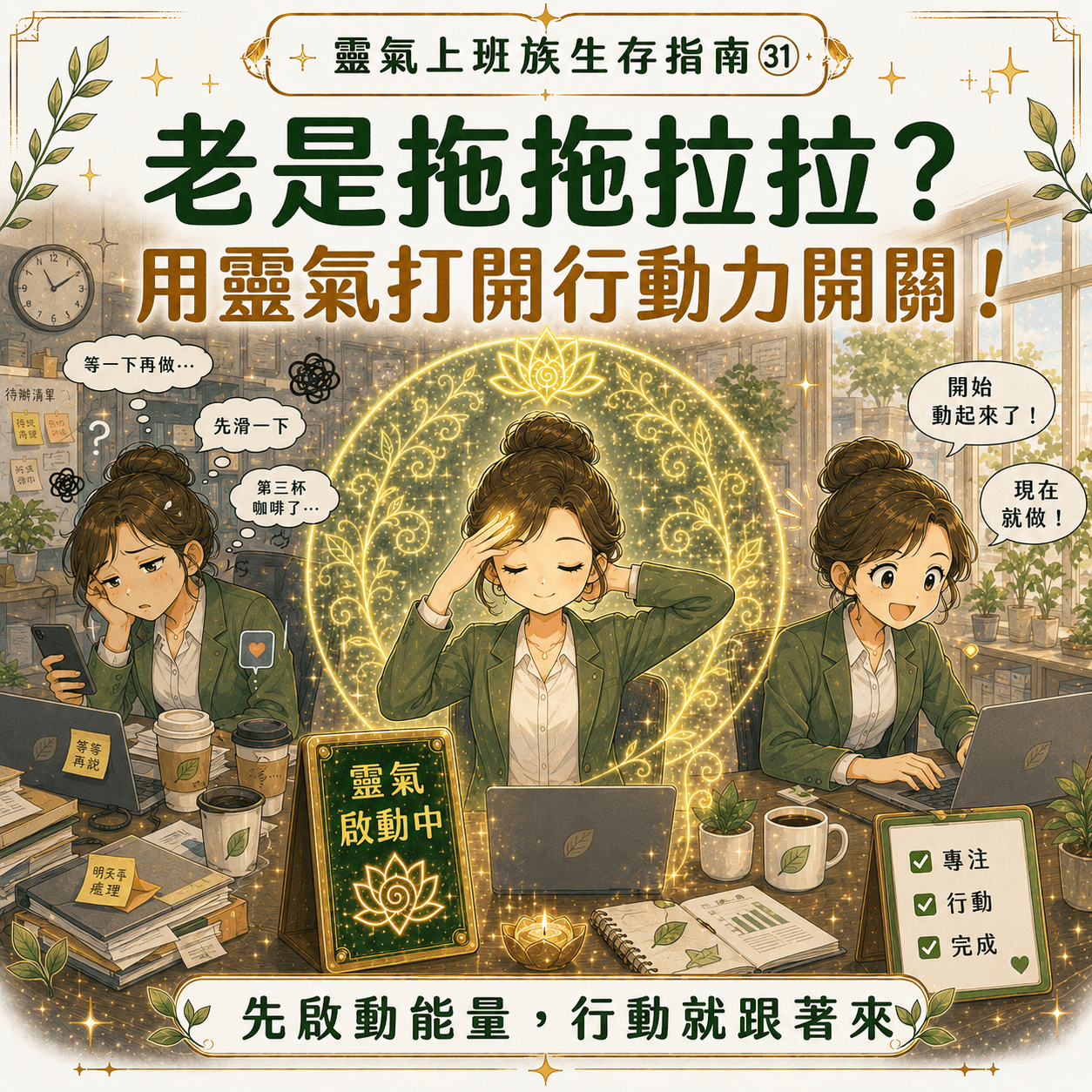 靈氣上班族生存指南 - 打開行動力開關