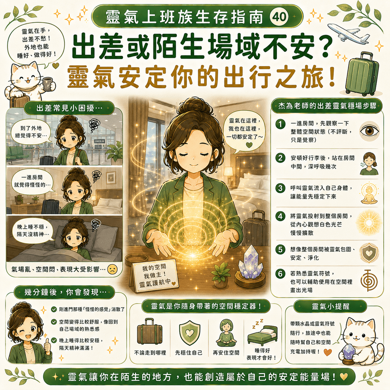靈氣上班族生存指南 - 出差與陌生空間淨化