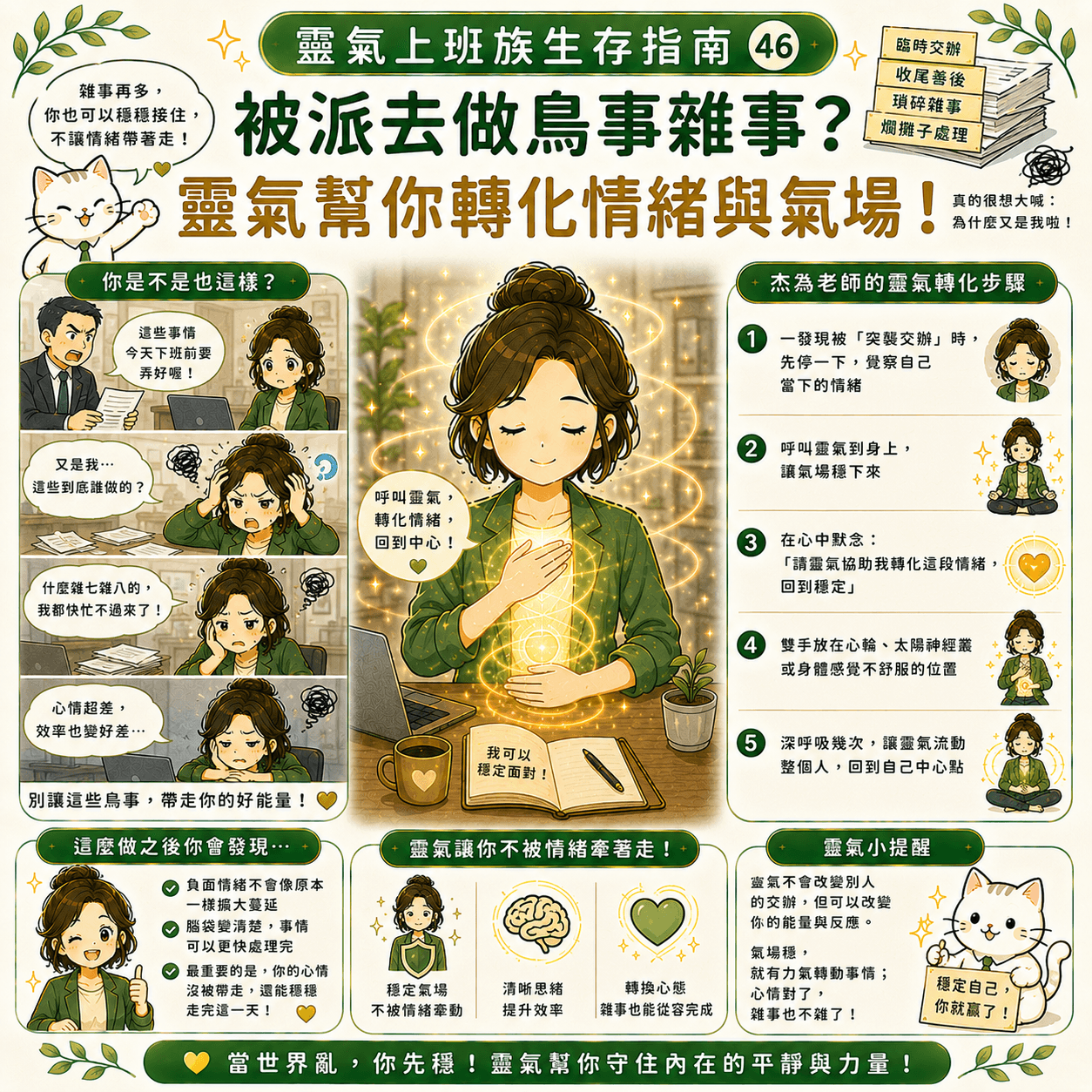 靈氣上班族生存指南 - 雜事與鳥事能量轉化