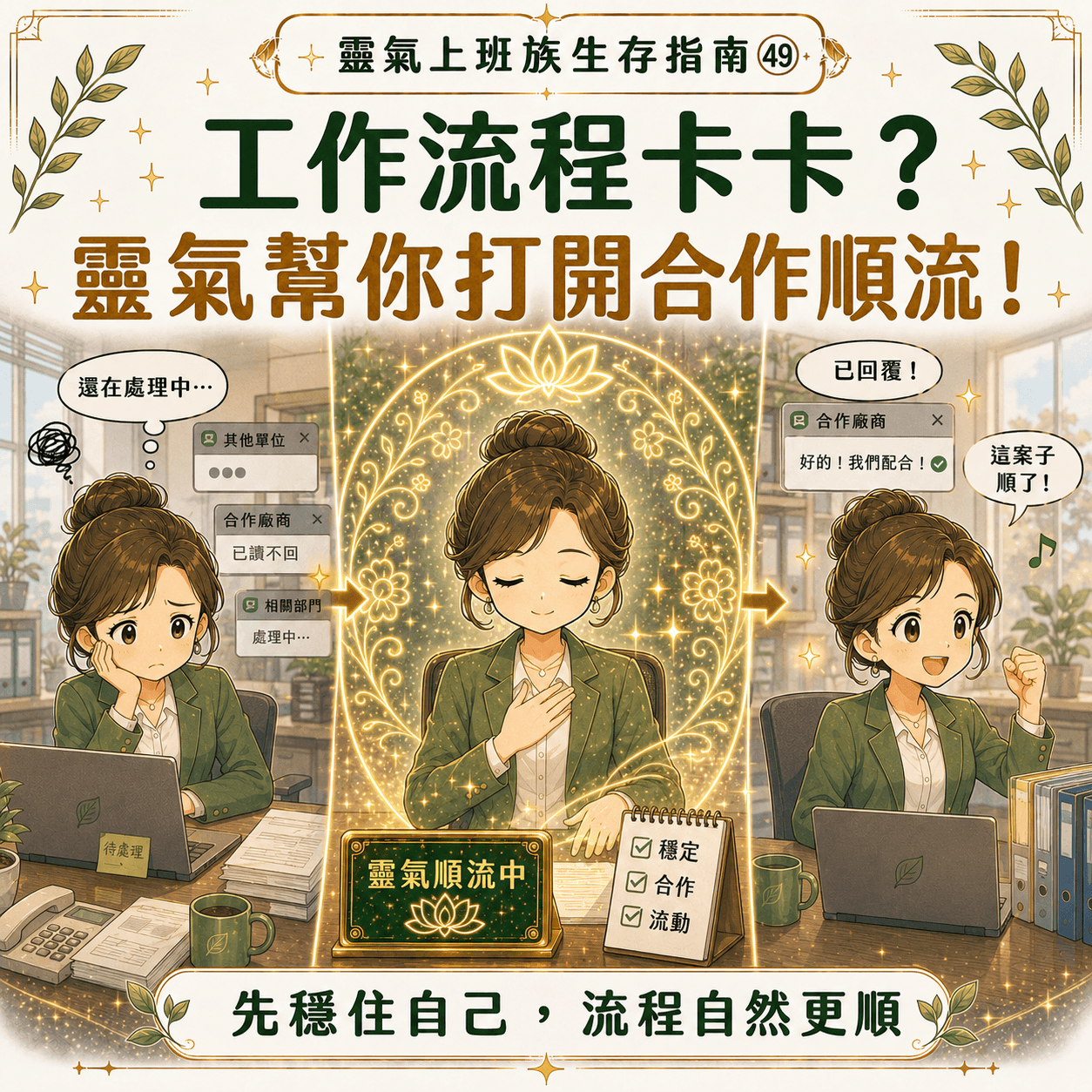 靈氣上班族生存指南 - 讓你的工作業務順利進行